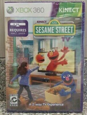 *Brand New* XBOB 360 Kinect Sesame Street Game Favorite Interactive Episodes MS